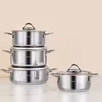 سرویس قابلمه 8 پارچه کاراجا Powersteel Sakura 316