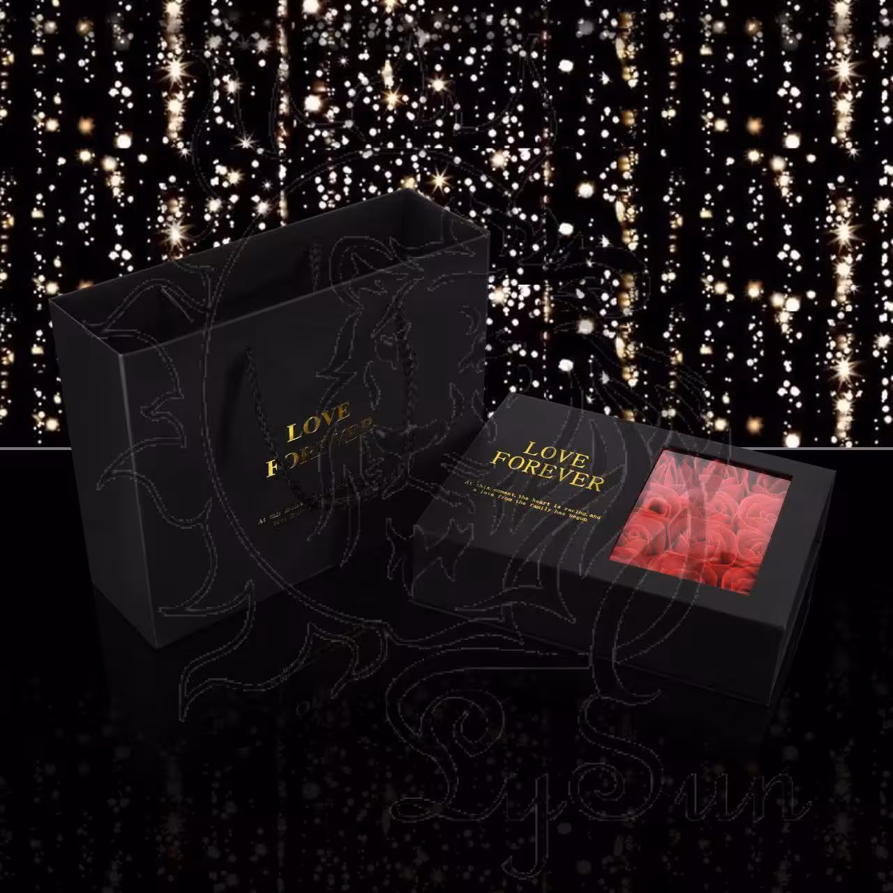 پک هدیه گل دار کد 354