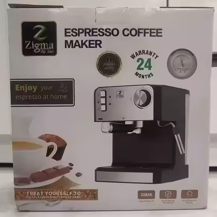 اسپرسوساز زیگما 20 بار مدل Kj60B ا Zigma Kj60B Espresso Machine 4.7