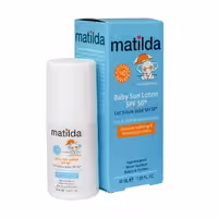 لوسیون رولی ضدآفتاب  SPF50 کودک ماتیلدا 50 میلی‌لیتر matilda