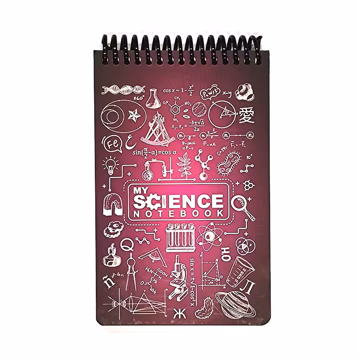 دفترچه یادداشت جلد سخت a6  زیست