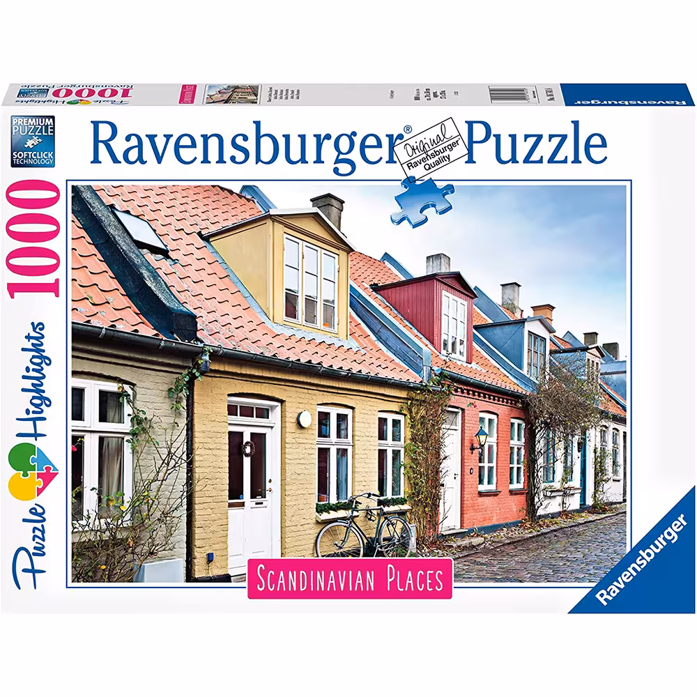 پازل 1000 قطعه Ravensburger طرح آرهوس دانمارک