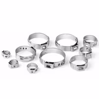 بست اتومات گوشواره ای استیل ضد زنگ 17/5 صد عددی
