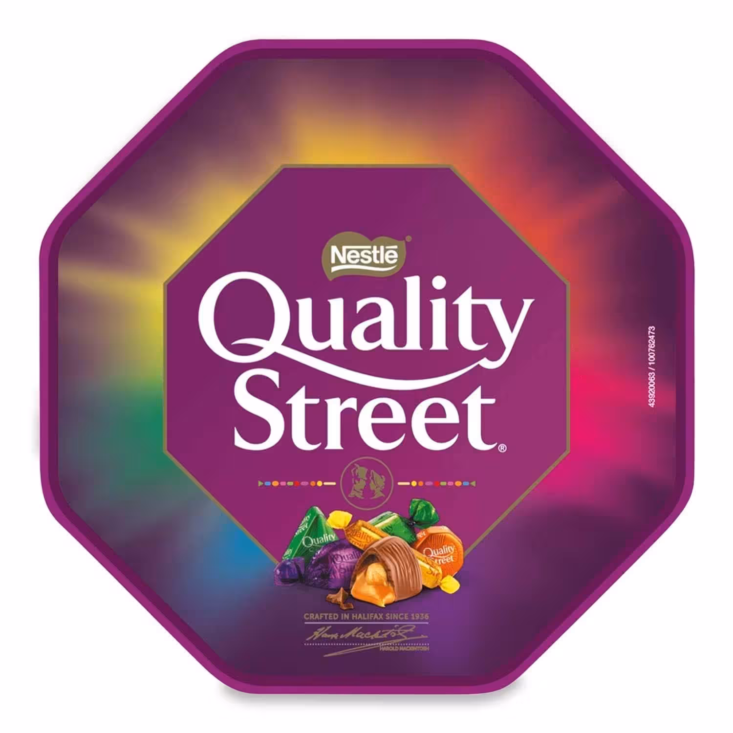 شکلات کوالیتی استریت نستله قوطی فلزی 600 گرم