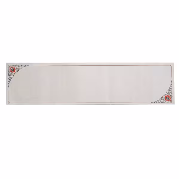 کاغذ تذهیب کد Y968 طرح ابروباد (سایز 70*17)- بسته 5 عددی