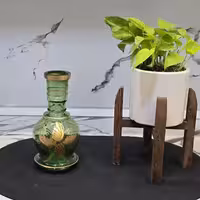 شیشه قلیان عربی پرکار کوچک (سبز)