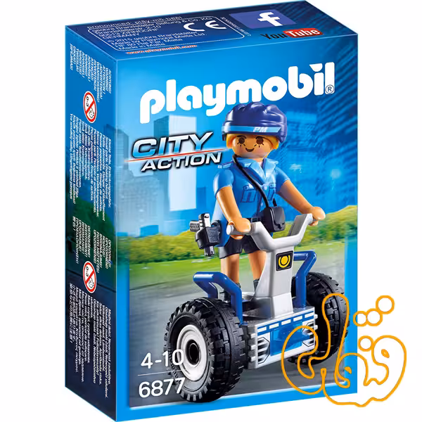 policewoman with balance racer 6877