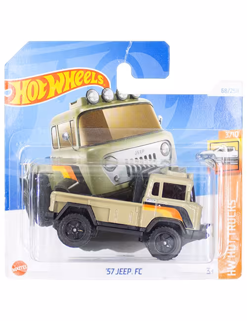 ماشین دکوری مدل 57Jeep FC Yellow برند Hot Wheels