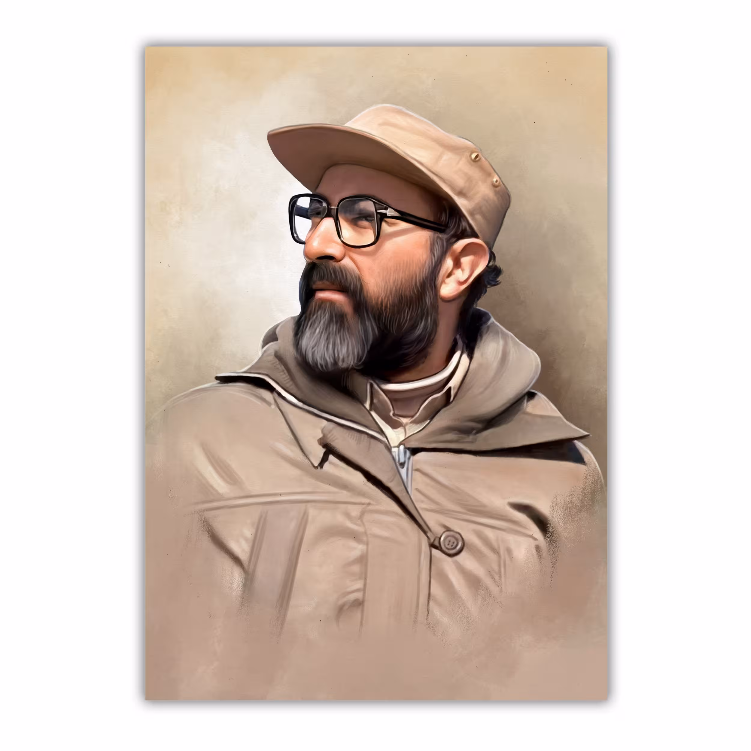 تابلو شاسی مدل شهید مصطفی چمران سایز 28 در 40 کد 55