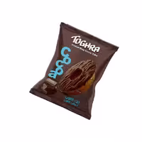 کیک کاکائویی حلقه ای با روکش کاکائو طغرا 60 گرمی