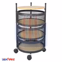 جا پیازی عروس نوین مدل گرد توری3 طبقه