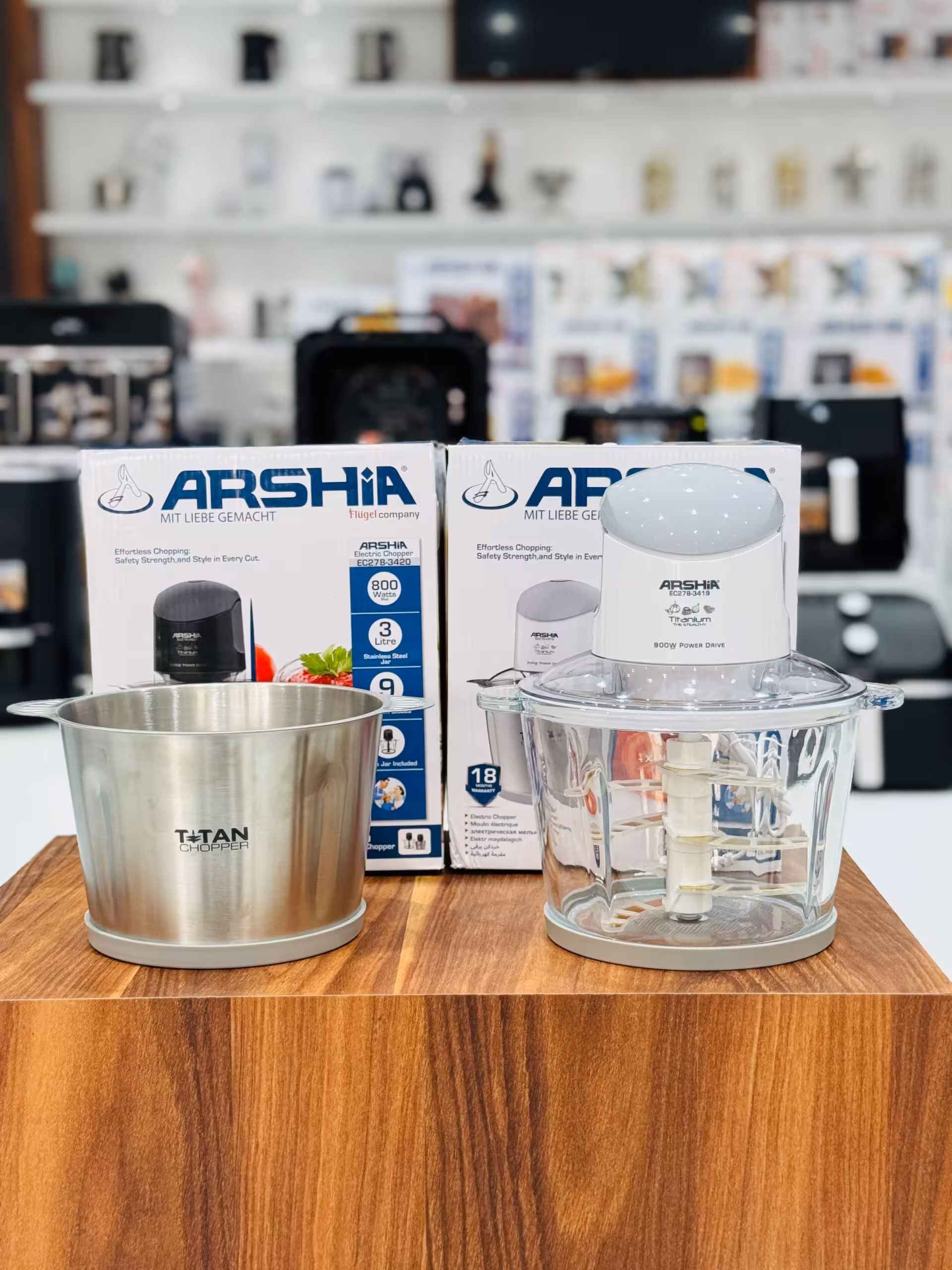 خردکن سه لیتری 9 تیغه دو کاسه عرشیا مدل 3420