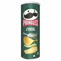 چیپس پرینگلز pringles با طعم پیاز جعفری 165 گرم