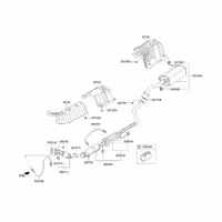 سنسور اکسیژن بالا سیم بلند خودرو کیا اپتیما 2010