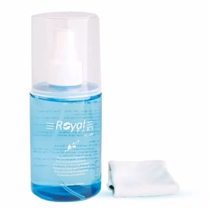 کیت تمیز کننده صفحه نمایش رویال مدل RC-2000   دستمال میکروفایبر