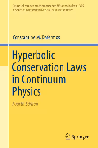 خرید و دانلود نسخه کامل کتاب Hyperbolic Conservation Laws in Continuum Physics