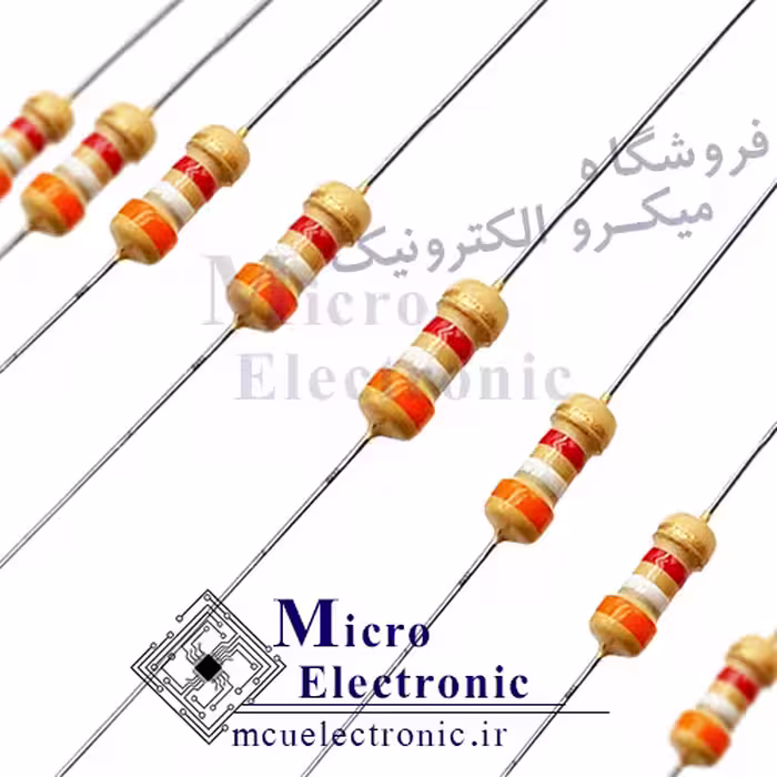 مقاومت 3.9K اهم 1/4 وات بسته ی 50 عددی
