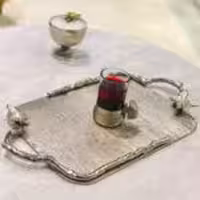 RAFI رافی دکورز الیاژ  سینی مستطیل پروانه 500550