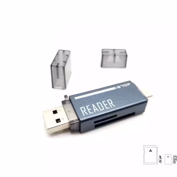رم ریدر با رابط USB 2.0 و USB TYPE C آی ای تاپ مدل IETOP TC306AC