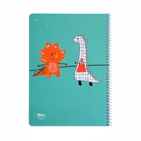 دفتر 60 برگ سیمی کلاسیک الیپون طرح 2