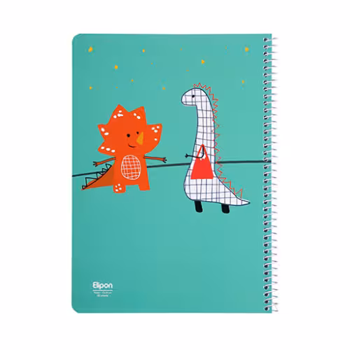 دفتر 60 برگ سیمی کلاسیک الیپون طرح 2