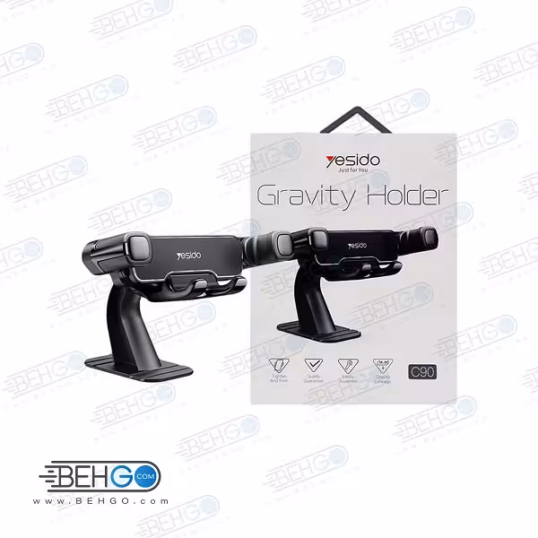 پایه نگهدارنده گوشی موبایل یسیدو مدل C90 هولدر کشویی YESIDO مدل HOLDER YESIDO C90