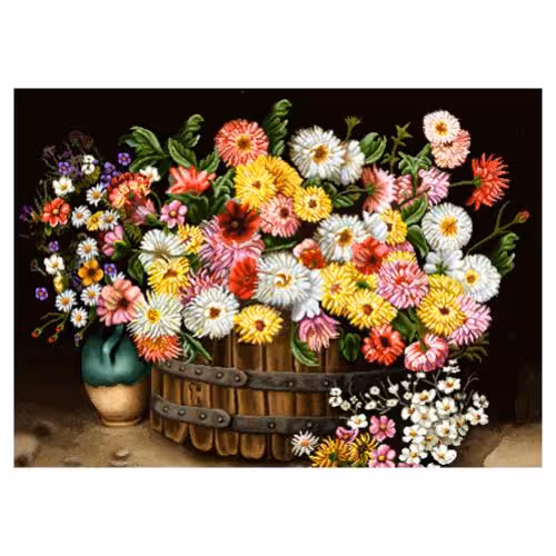 طرح گل وگلدان کد 25089