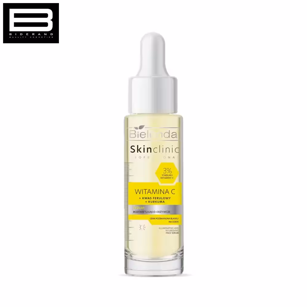 سرم روشن کننده ویتامین سی بی یلندا مدل اسکین کلینیک حجم 30ml