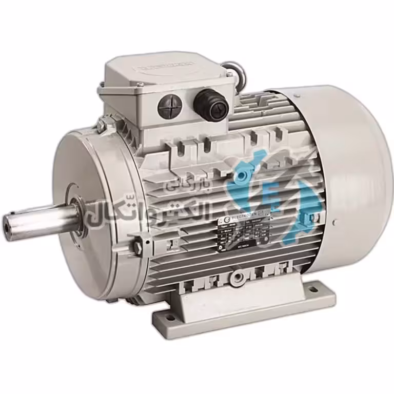 الکتروموتور سه فاز 3 کیلووات 3000 دور فریم آلومینیومی الکتروژن ا three-phase electric motor 3KW 3000 RPM with Aluminum frame ELECTROGEN