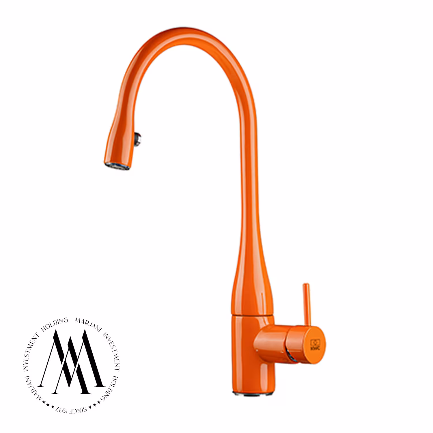 شیر ظرفشویی kwc مدل ایو پول دان (نارنجی)