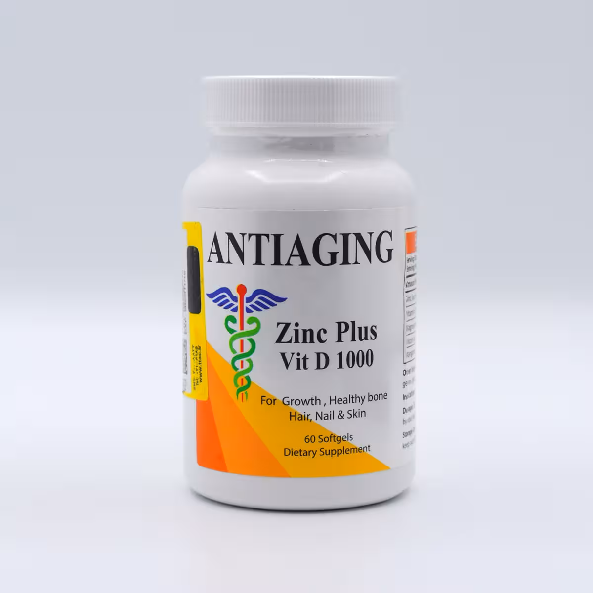 سافت ژل زینک پلاس ویتامین D 1000 آنتی ایجینگ