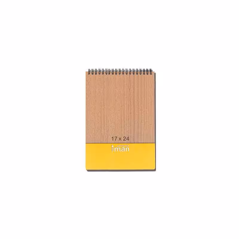 دفتریادداشت 80برگ کد8542ایمان ام دی اف 24*17
