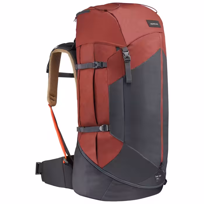 کوله پشتی کوهنوردی فورکلاز 70 لیتری Forclaz Men’s Outdoor Trekking Backpack – 70L – MT100 Easyfit