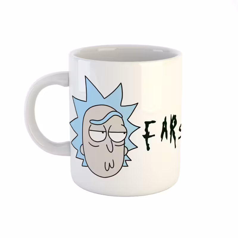 خرید ماگ-لیوان  اسم فرشید  rick and morty کد 909