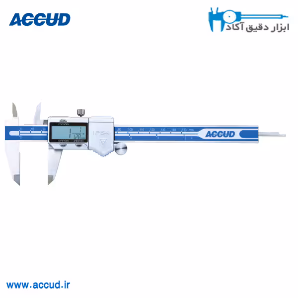 کولیس دیجیتال کسری، اعشاری 20 سانتی متر Accud (آکاد) مدل 113-008-11