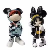 فیگور میکی موس Mickey Mouse طرح هودی‌پوش مجموعه 2 عددی