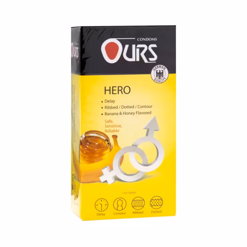 کاندوم خاردار موز و عسل 12 عددی اورز