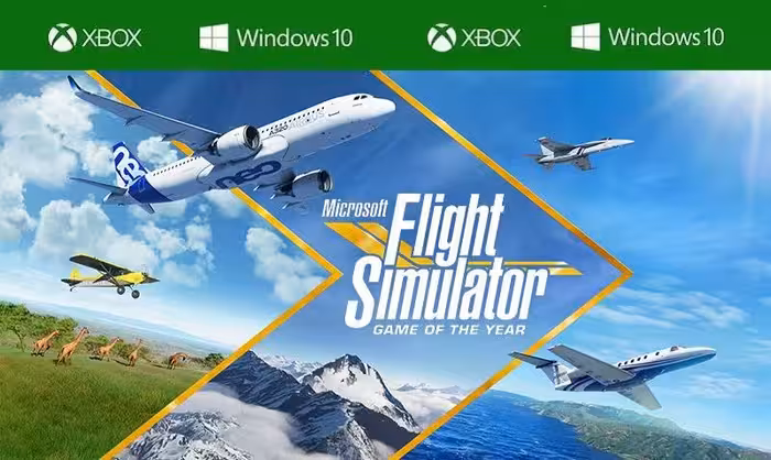 سی دی کی بازی Microsoft Flight Simulator: Game of the Year Edition ایکس باکس و کامپیوتر (PC & Xbox)