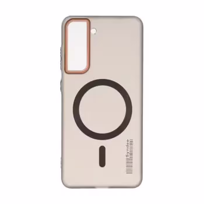 قاب محافظ Syndee پشت سخت مات طرح مگ سیف مناسب برای Samsung Galaxy S21 FE