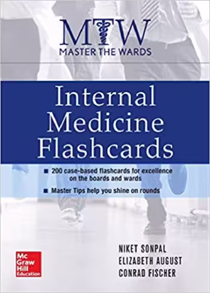 خرید و دانلود نسخه کامل کتاب Internal Medicine Flashcards