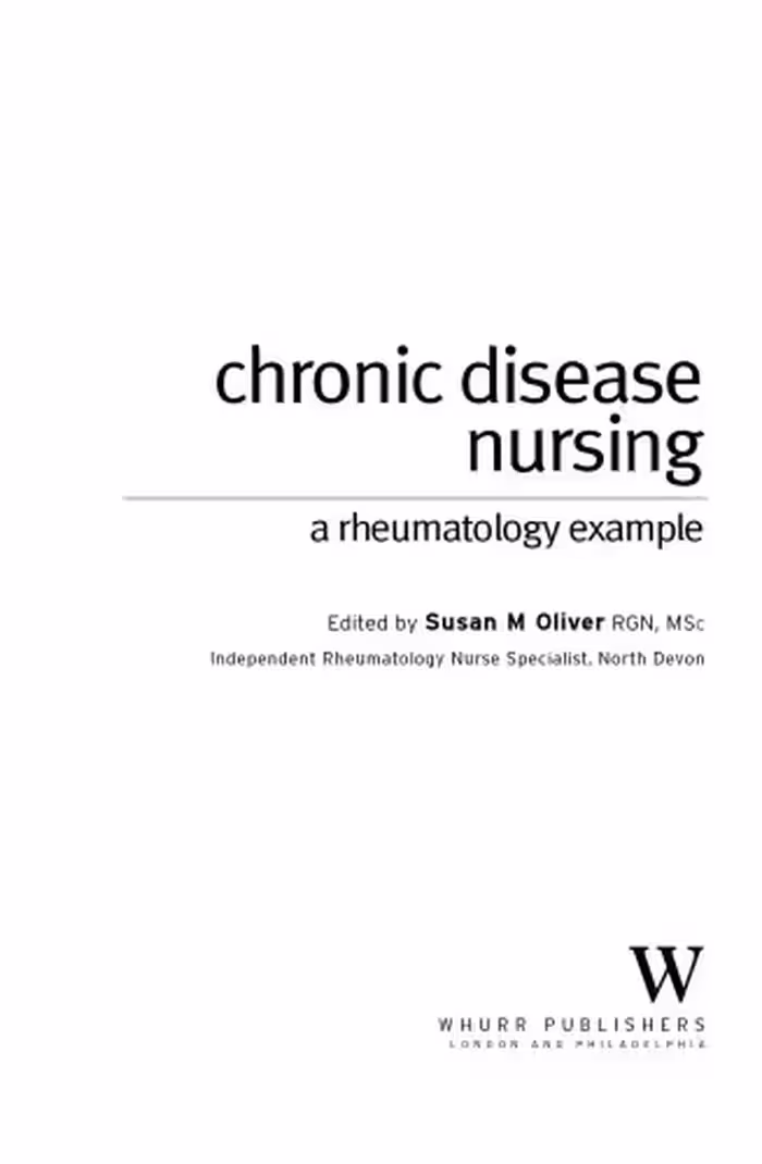خرید و دانلود نسخه کامل کتاب Chronic Disease Nursing: A Rheumatology Example