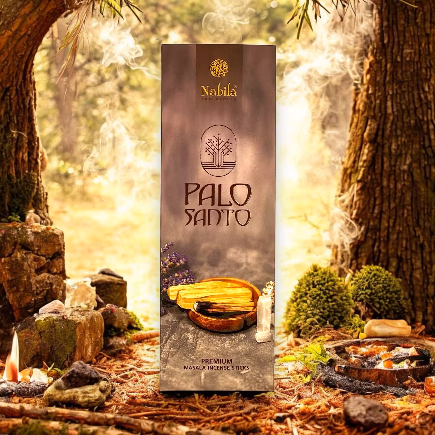 عود دست ساز پالو سانتو PALO SANTO از برند نابیلا Nabila