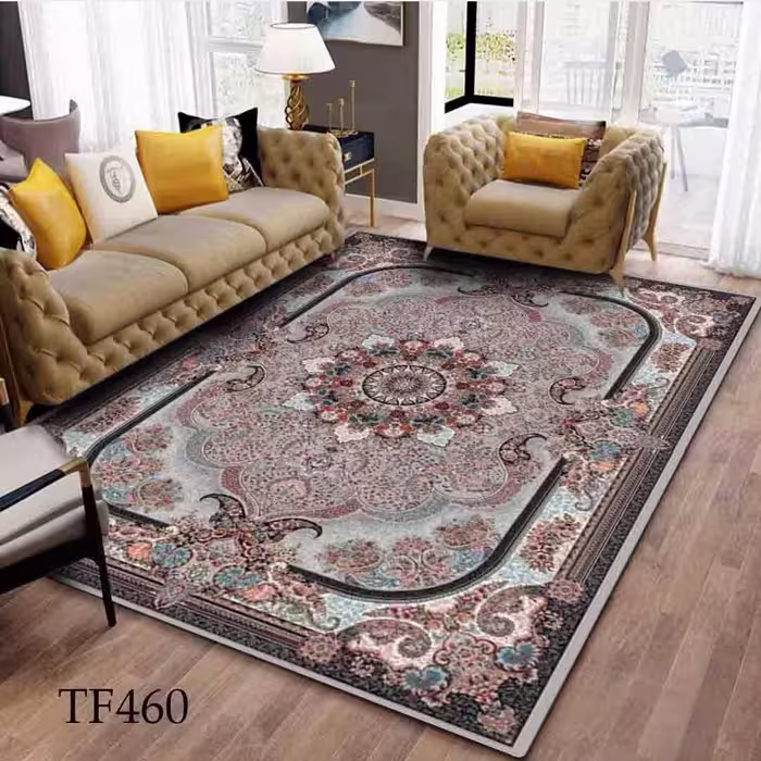 روفرشی مخمل شانل ترک کشدوزی شده با بهترین کیفیت دوخت ثبات رنگ بالا قابل سفارش در سایز دلخواه tf460