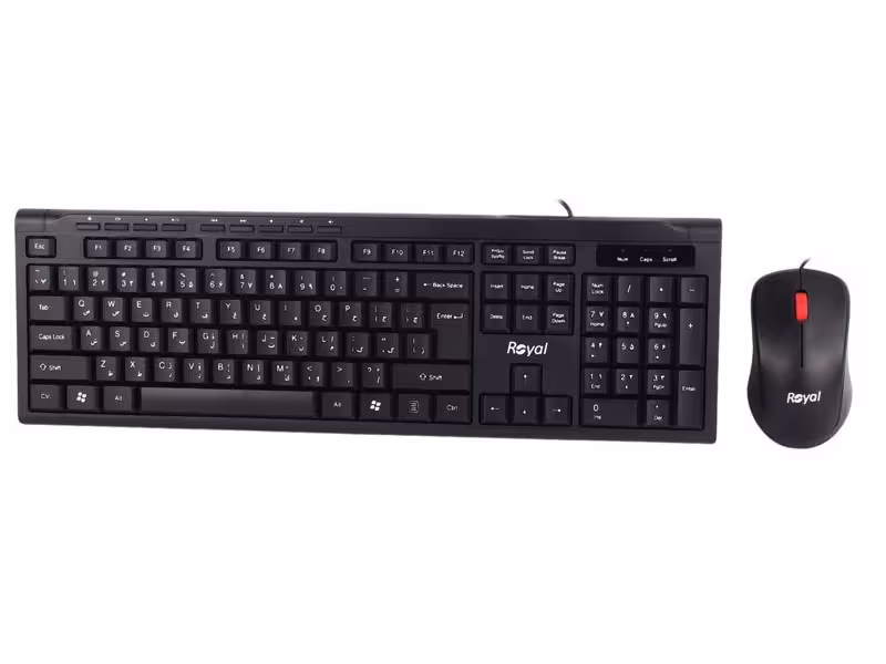 کیبورد و موس رویال مدلRK-720