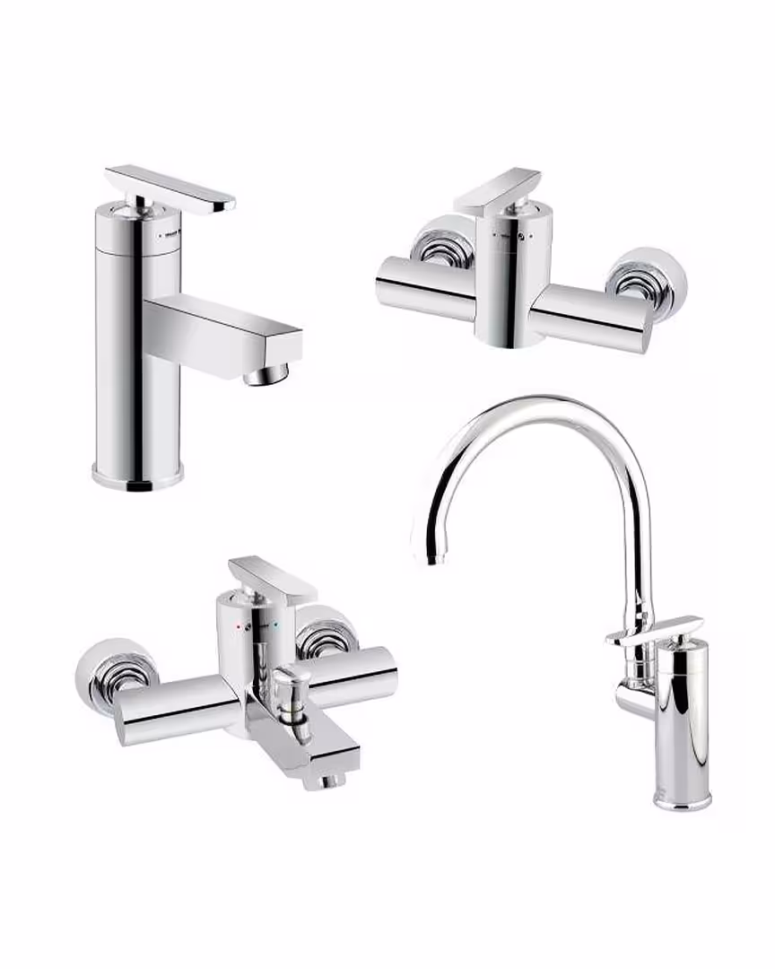 ست چهار تکه شیرآلات شودر مدل وین