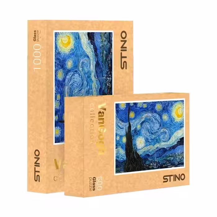 پازل شیشه ای 1000 تکه استینو طرح ونگوگ 12102 | نشر چشمه رشت