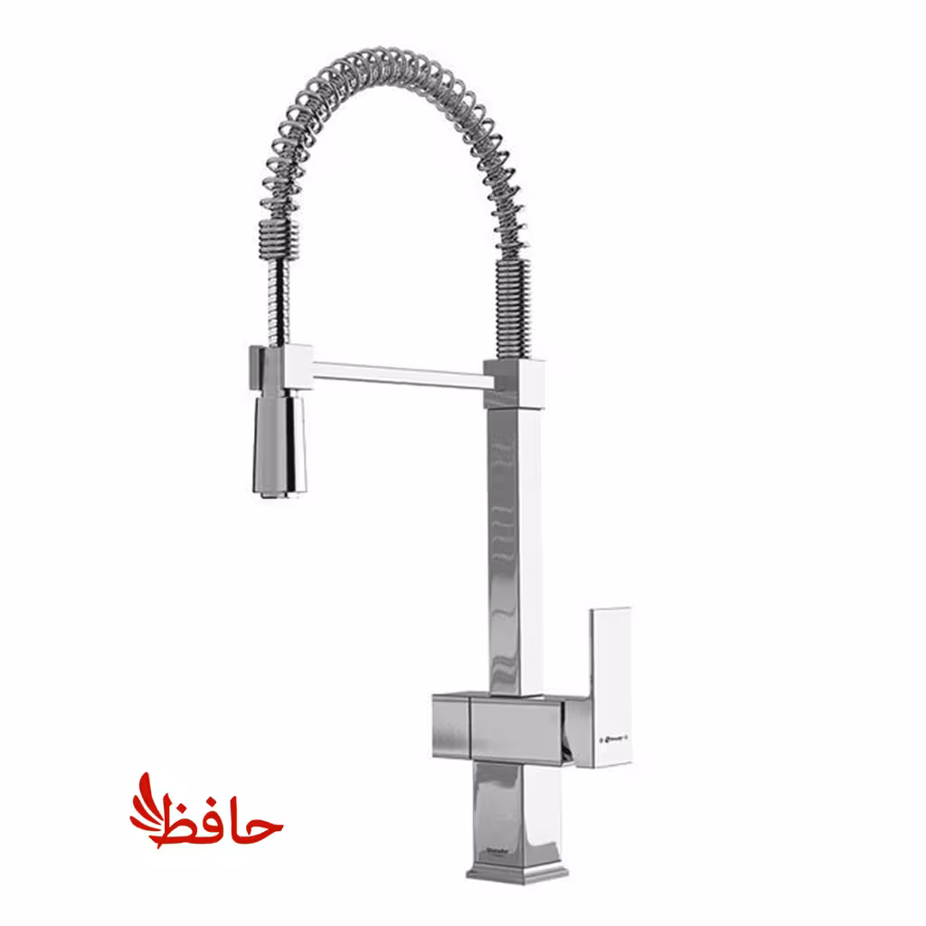 شیر ظرفشویی فنری دومنظوره شودر مدل آتلانتیک کروم