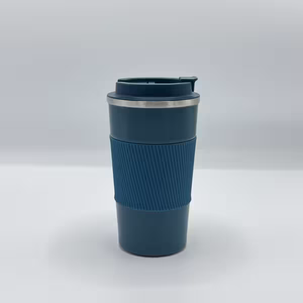 تراول ماگ دور سیلیکونی سبز-آبی 160003