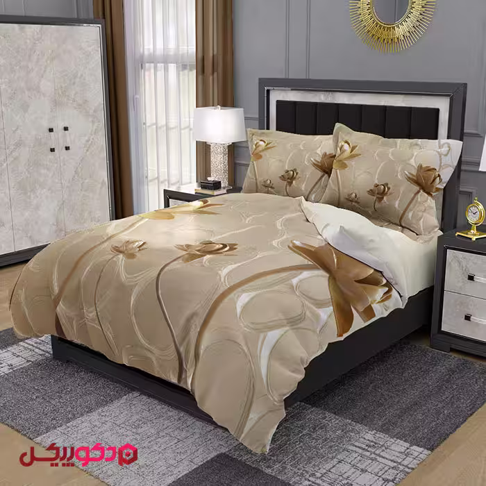 روتختی سه بعدی گل طلائی B32
