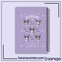 دفتر مدرسه طرح Kuromi برند لانگو